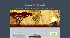 Desktop Screenshot of lavoixdelevangile.ca