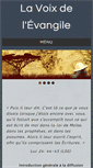Mobile Screenshot of lavoixdelevangile.ca